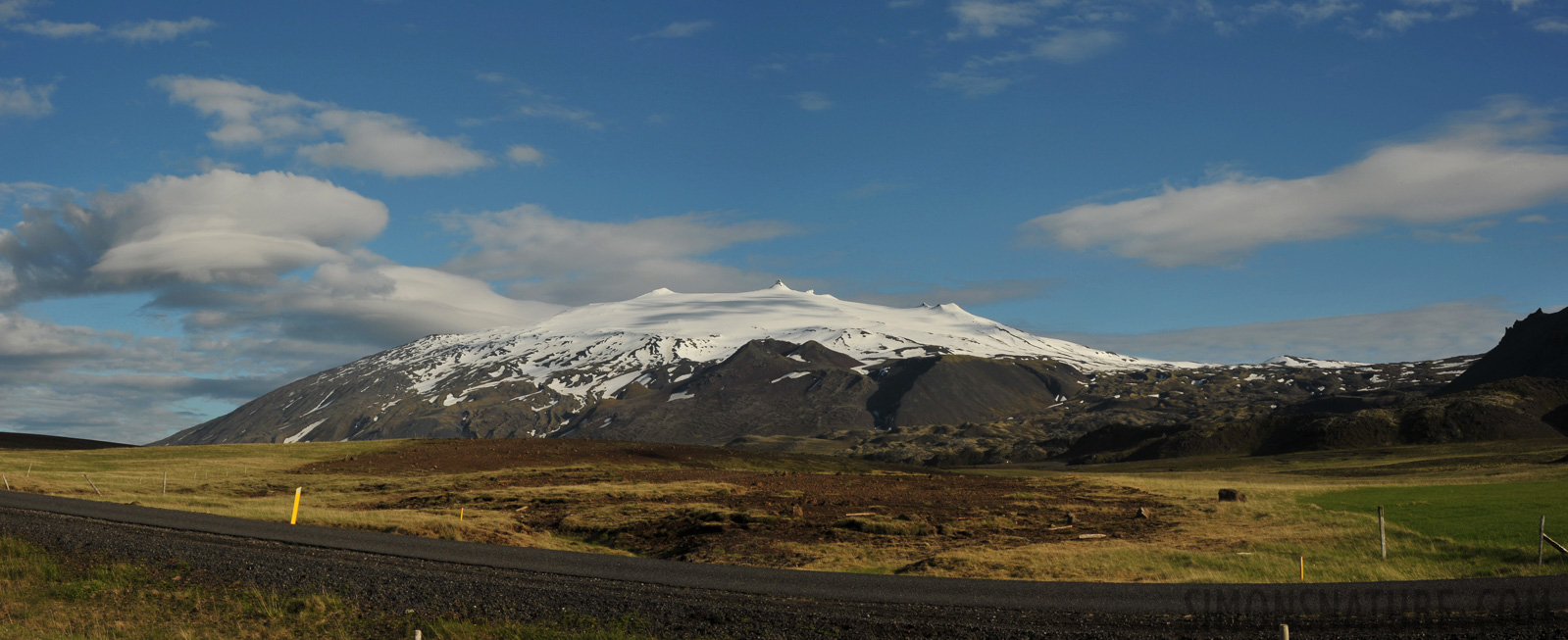 Der Vulkan Snaefellsjökull [44 mm, 1/160 Sek. bei f / 22, ISO 200]